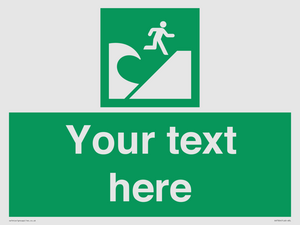 Custom Safe Condition Tsunami evacuation area